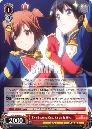 Two Become One, Karen & Hikari (RSL/S56-E042 R) - Revue Starlight