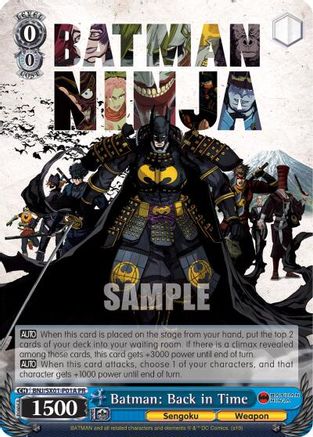 Batman: Back in Time (Anime Expo 2019) (BNJ/SX01-P01A PR) - Batman Ninja