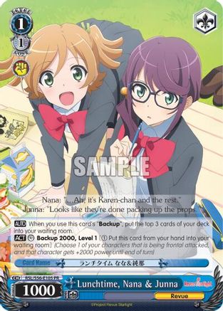 Lunchtime, Nana & Junna (RSL/S56-E105 PR) - Revue Starlight