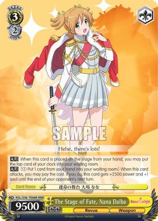 The Stage of Fate, Nana Daiba (RRR) (RSL/S56-TE06R RRR) - Revue Starlight