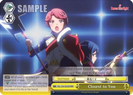 Closest to You (RRR) (RSL/S56-E032R RRR) - Revue Starlight