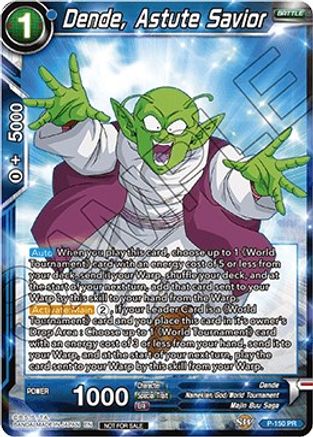 Dende, Astute Savior (Power Booster) (P-150) - Promotion Cards