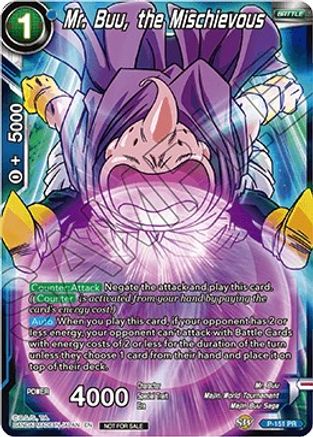 Mr. Buu, the Mischievous (Power Booster) (P-151) - Promotion Cards Foil