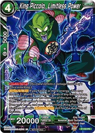 King Piccolo, Limitless Power (Power Booster) (P-153) - Promotion Cards