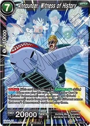 Announcer, Witness of History (Power Booster) (P-162) - Promotion Cards