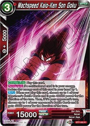 Machspeed Kaio-Ken Son Goku (BT7-005) - Assault of the Saiyans