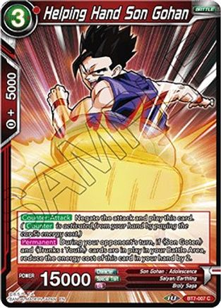 Helping Hand Son Gohan (BT7-007) - Assault of the Saiyans Foil