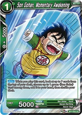 Son Gohan, Momentary Awakening (BT7-055) - Assault of the Saiyans