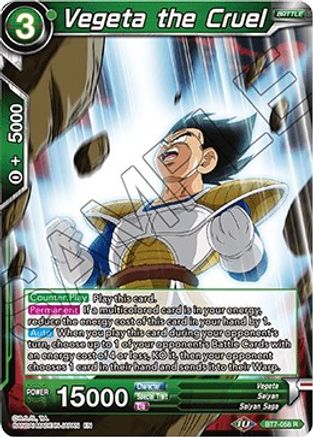 Vegeta the Cruel (BT7-058) - Assault of the Saiyans