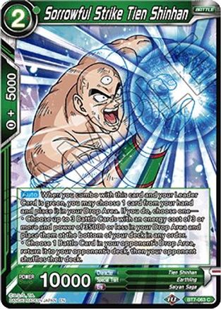 Sorrowful Strike Tien Shinhan (BT7-063) - Assault of the Saiyans Foil
