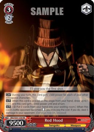 Red Hood (BNJ/SX01-038 RR) - Batman Ninja