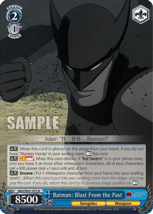 Batman: Blast From the Past (BNJ/SX01-072 R) - Batman Ninja