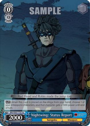 Nightwing: Status Report (BNJ/SX01-T10 TD) - Batman Ninja