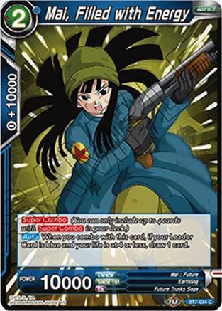 Mai, Filled with Energy (BT7-034) - Assault of the Saiyans Foil