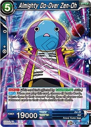 Almighty Do-Over Zen-Oh (BT7-037) - Assault of the Saiyans Foil