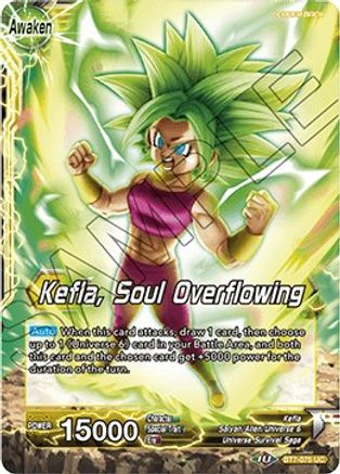 Caulifla & Kale // Kefla, Soul Overflowing (BT7-075) - Assault of the Saiyans