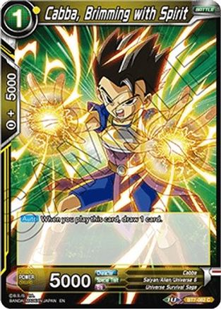 Cabba, Brimming with Spirit (BT7-082) - Assault of the Saiyans
