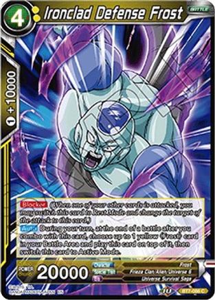 Ironclad Defense Frost (BT7-086) - Assault of the Saiyans Foil
