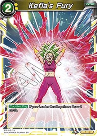 Kefla's Fury (BT7-097) - Assault of the Saiyans Foil