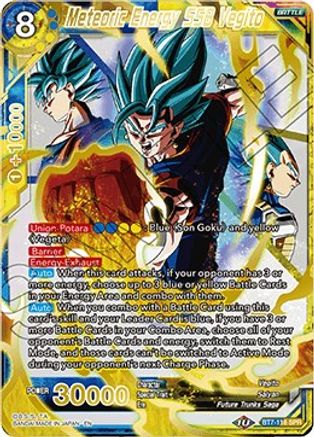 Meteoric Energy SSB Vegito (SPR) (BT7-118) - Assault of the Saiyans