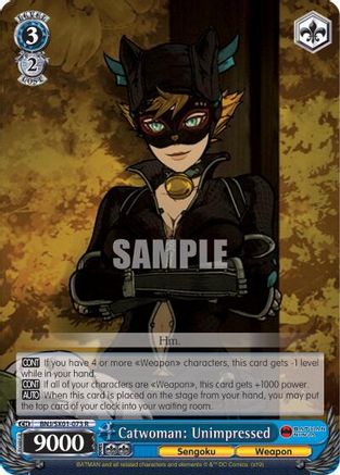 Catwoman: Unimpressed (BNJ/SX01-073 R) - Batman Ninja