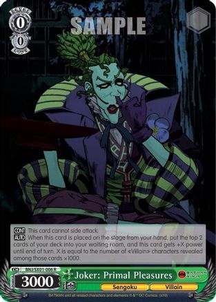 Joker: Primal Pleasures (BNJ/SX01-006 R) - Batman Ninja