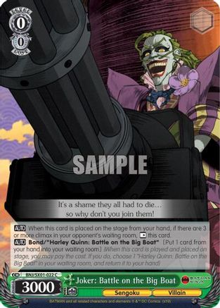 Joker: Battle on the Big Boat (BNJ/SX01-022 C) - Batman Ninja