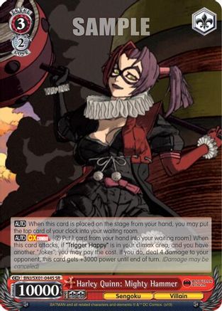 Harley Quinn: Mighty Hammer (SR) (BNJ/SX01-044S SR) - Batman Ninja