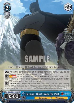 Batman: Blast From the Past (SR) (BNJ/SX01-072S SR) - Batman Ninja