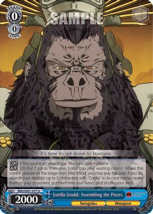 Gorilla Grodd: Assembling the Pieces (BNJ/SX01-077 U) - Batman Ninja