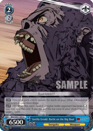 Gorilla Grodd: Battle on the Big Boat (BNJ/SX01-083 U) - Batman Ninja
