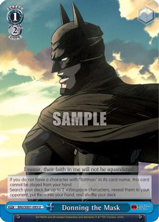 Donning the Mask (BNJ/SX01-095 U) - Batman Ninja