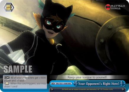 Your Opponent's Right Here! (RRR) (BNJ/SX01-098R RRR) - Batman Ninja