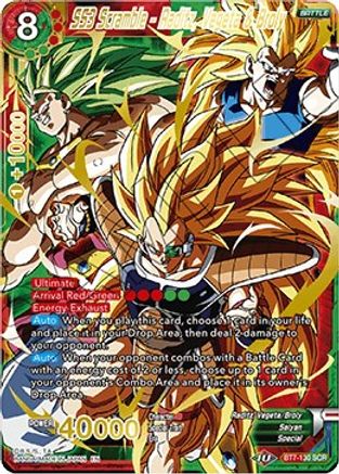 SS3 Scramble - Raditz, Vegeta & Broly (BT7-130) - Assault of the Saiyans