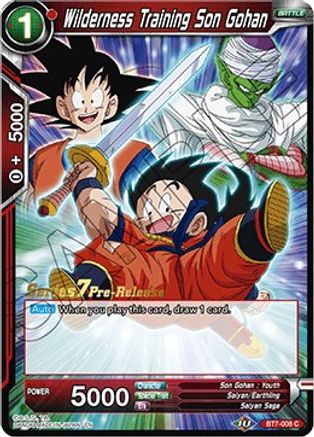 Wilderness Training Son Gohan (BT7-008_PR) - Assault of the Saiyans PreRelease Cards