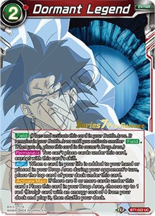 Dormant Legend (BT7-022_PR) - Assault of the Saiyans PreRelease Cards