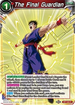 The Final Guardian (BT7-024_PR) - Assault of the Saiyans PreRelease Cards