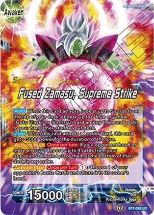 Goku Black & Zamasu // Fused Zamasu, Supreme Strike (BT7-026_PR) - Assault of the Saiyans PreRelease Cards