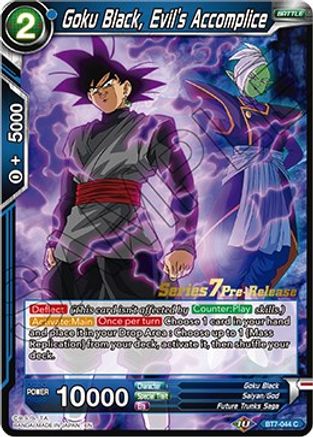 Goku Black, Evil's Accomplice (BT7-044_PR) - Assault of the Saiyans PreRelease Cards