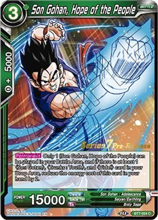 Son Gohan, Hope of the People (BT7-054_PR) - Assault of the Saiyans PreRelease Cards