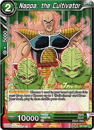 Nappa, the Cultivator (BT7-067_PR) - Assault of the Saiyans PreRelease Cards