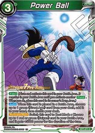 Power Ball (BT7-071_PR) - Assault of the Saiyans PreRelease Cards