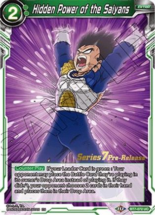 Hidden Power of the Saiyans (BT7-072_PR) - Assault of the Saiyans PreRelease Cards