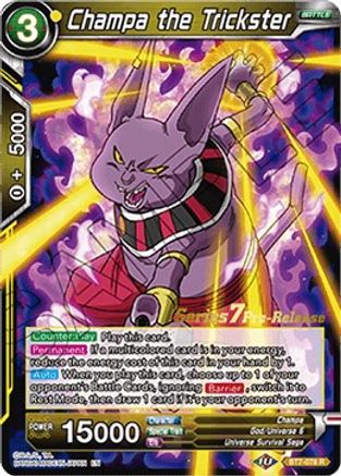 Champa the Trickster (BT7-078_PR) - Assault of the Saiyans PreRelease Cards