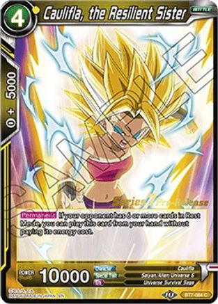 Caulifla, the Resilient Sister (BT7-084_PR) - Assault of the Saiyans PreRelease Cards