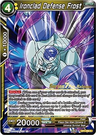 Ironclad Defense Frost (BT7-086_PR) - Assault of the Saiyans PreRelease Cards