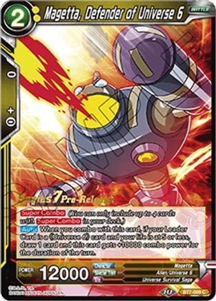 Magetta, Defender of Universe 6 (BT7-089_PR) - Assault of the Saiyans PreRelease Cards