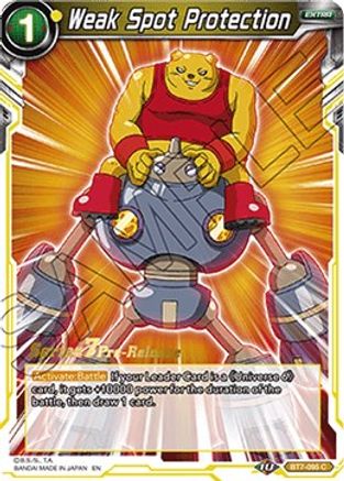 Weak Spot Protection (BT7-095_PR) - Assault of the Saiyans PreRelease Cards