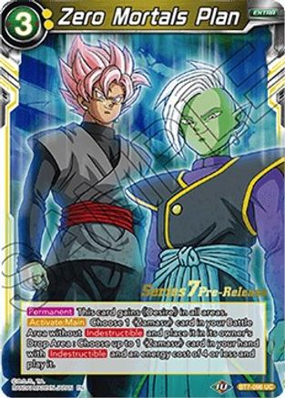 Zero Mortals Plan (BT7-096_PR) - Assault of the Saiyans PreRelease Cards