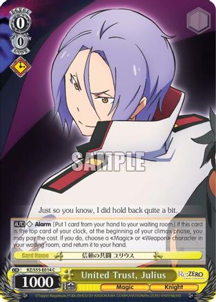 United Trust, Julius (RZ/S55-E014 C) - Re:ZERO Vol.2